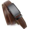 image:imageCHAOREN Mens Dress Belt  Mens Ratchet Belt Leather for Dress Pant  Micro Adjustable Belts Fit EverywhereRadiant Ore  Cognac