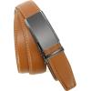 image:imageCHAOREN Mens Dress Belt  Mens Ratchet Belt Leather for Dress Pant  Micro Adjustable Belts Fit EverywhereRadiant Ore  Light Brown