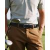 image:imageCHAOREN Mens Stretch Belt  1 38 Elastic Braided Golf Belt for Men  Stretchy Web Fit Summer Casual JeansGun Metal  Black