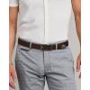 image:imageCHAOREN Mens Stretch Belt  1 38 Elastic Braided Golf Belt for Men  Stretchy Web Fit Summer Casual JeansGun Metal  Brown