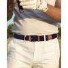 image:imageCHAOREN Mens Stretch Belt  1 38 Elastic Braided Golf Belt for Men  Stretchy Web Fit Summer Casual JeansNavy Blue