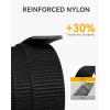 image:imageCHAOREN Nylon Ratchet Belts for Men  Casual Golf Web Belt Men 1 38  Automatic Adjustable Buckle Fit JeansClassic Gun