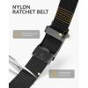 image:imageCHAOREN Nylon Ratchet Belts for Men  Casual Golf Web Belt Men 1 38  Automatic Adjustable Buckle Fit JeansNeutral Grey 35mm