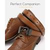 image:imageCHAOREN Reversible Belt Men 1 Piece  125 Leather Dress Belt  Trim to Fit for Elegant StyleBlackTan Width 32mm