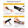 image:imageCHAOREN Reversible Belt Men 1 Piece  125 Leather Dress Belt  Trim to Fit for Elegant StyleBright SliverblackBrown Width 32mm