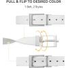image:imageCHAOREN Reversible Belt Men 1 Piece  125 Leather Dress Belt  Trim to Fit for Elegant StyleClassic WhiteTwill White Width 32mm