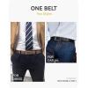 image:imageCHAOREN Reversible Belt Men 1 Piece  125 Leather Dress Belt  Trim to Fit for Elegant StyleCognacBlack Width 35mm