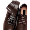 image:imageCHAOREN Reversible Belt Men 1 Piece  125 Leather Dress Belt  Trim to Fit for Elegant StyleMahoganyBlack Width 32mm