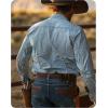 image:imageCHAOREN Western Belts for Men without Buckle  Cowboy Belt 15 Full Grain Leather Belt for Jeans  One Solid Piece LeatherFull Grain Black