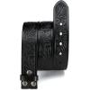 image:imageCHAOREN Western Belts for Men without Buckle  Cowboy Belt 15 Full Grain Leather Belt for Jeans  One Solid Piece LeatherFull Grain Floral Black