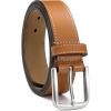 image:imageCHAOREN Mens Belts Leather  35mm Genuine Leather Belt for Jeans  Men Gift for Casual DressCaramel