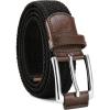 image:imageCHAOREN Mens Stretch Belt  1 38 Elastic Braided Golf Belt for Men  Stretchy Web Fit Summer Casual JeansCoal Black