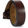 image:imageCHAOREN Western Belts for Men without Buckle  Cowboy Belt 15 Full Grain Leather Belt for Jeans  One Solid Piece LeatherBrown