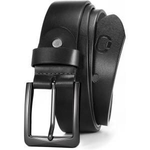 image:imageCHAOREN 15 Mens Belts Leather  Italian Full Grain Leather Belts  Ideal for Casul Jeans amp Work WearBlack