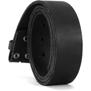 image:imageCHAOREN Western Belts for Men without Buckle  Cowboy Belt 15 Full Grain Leather Belt for Jeans  One Solid Piece LeatherFull Grain Black