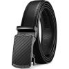 image:imageCHAOREN 32mm Ratchet Belt Buckle Only for 1 18 Slide Belt Strap  Automatic Click Buckle AdjustableCarbon Fiber