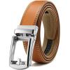 image:imageCHAOREN 32mm Ratchet Belt Buckle Only for 1 18 Slide Belt Strap  Automatic Click Buckle AdjustableSilver