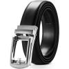 image:imageCHAOREN 32mm Ratchet Belt Buckle Only for 1 18 Slide Belt Strap  Automatic Click Buckle AdjustableSilver