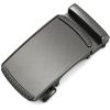 image:imageCHAOREN 40mm Ratchet Belt Buckle Only for 1 38 Slide Belt Strap Automatic Click Buckle AdjustableBlack  Light Silver