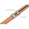 image:imageCHAOREN 40mm Ratchet Belt Buckle Only for 1 38 Slide Belt Strap Automatic Click Buckle AdjustableBlack  Silver