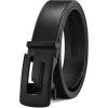 image:imageCHAOREN 40mm Ratchet Belt Buckle Only for 1 38 Slide Belt Strap Automatic Click Buckle AdjustableBlack G