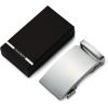 image:imageCHAOREN 40mm Ratchet Belt Buckle Only for 1 38 Slide Belt Strap Automatic Click Buckle AdjustableEssential Square Silver