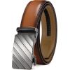 image:imageCHAOREN 40mm Ratchet Belt Buckle Only for 1 38 Slide Belt Strap Automatic Click Buckle AdjustableTwill Gun