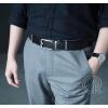 image:imageCHAOREN Click Belts for Men 2 Pack  Mens Ratchet Leather Belt 1 38 for Dress and Casual  Micro Adjustable Belt FitSilverCognac