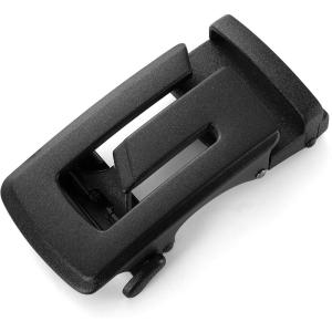 image:imageCHAOREN 40mm Ratchet Belt Buckle Only for 1 38 Slide Belt Strap Automatic Click Buckle AdjustableBlack G