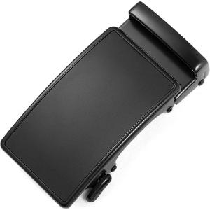 image:imageCHAOREN 40mm Ratchet Belt Buckle Only for 1 38 Slide Belt Strap Automatic Click Buckle AdjustableEssential Buckle Black