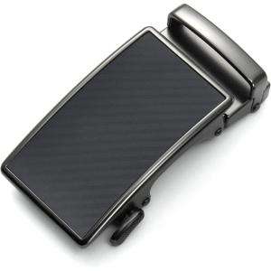 image:imageCHAOREN 40mm Ratchet Belt Buckle Only for 1 38 Slide Belt Strap Automatic Click Buckle AdjustableGrey