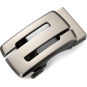 image:imageCHAOREN 40mm Ratchet Belt Buckle Only for 1 38 Slide Belt Strap Automatic Click Buckle AdjustableGun S