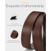 image:imageCHAOREN Leather Ratchet Belt Men  Mens Belts Casual Accessories for Every Occasion 35mmBrown