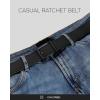 image:imageCHAOREN Leather Ratchet Belt Men  Mens Belts Casual Accessories for Every Occasion 35mmCharcoal