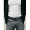 image:imageCHAOREN Leather Ratchet Belt Men  Mens Belts Casual Accessories for Every Occasion 35mmFull Grain Black