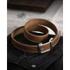 image:imageCHAOREN Leather Ratchet Belt Men  Mens Belts Casual Accessories for Every Occasion 35mmFull Grain Cognac