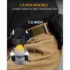 image:imageCHAOREN Nylon Ratchet Belts for Men  Adjustable Casual Work Belt with Slide Buckle  Trim to FitBrown 38mm
