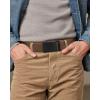 image:imageCHAOREN Nylon Ratchet Belts for Men  Adjustable Casual Work Belt with Slide Buckle  Trim to FitBrown 38mm