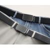 image:imageCHAOREN Nylon Ratchet Belts for Men  Adjustable Casual Work Belt with Slide Buckle  Trim to FitCarbon Fiber ImperialGrey