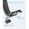 image:imageCHAOREN Nylon Ratchet Belts for Men  Adjustable Casual Work Belt with Slide Buckle  Trim to FitCarbon FiberBlack 35mm