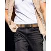 image:imageCHAOREN Nylon Ratchet Belts for Men  Adjustable Casual Work Belt with Slide Buckle  Trim to FitCoyote Bronze 38mm