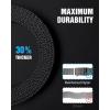 image:imageCHAOREN Nylon Ratchet Belts for Men  Adjustable Casual Work Belt with Slide Buckle  Trim to FitWhite 35mm
