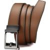 image:imageCHAOREN Leather Ratchet Belt Men  Mens Belts Casual Accessories for Every Occasion 35mmBrown Tan