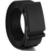 image:imageCHAOREN Nylon Ratchet Belts for Men  Adjustable Casual Work Belt with Slide Buckle  Trim to FitBlack 38mm