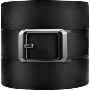 image:imageCHAOREN Ratchet Belts for Men  15 Mens Belts Genuine Leather for Causual Jeans  Customizable StyleVersatile FitRaven