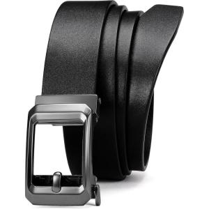 image:imageCHAOREN Ratchet Belts for Men  15 Mens Belts Genuine Leather for Causual Jeans  Versatile Fit Customizable Style