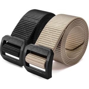 image:imageCHAOREN Tactical Belt Men  Nylon EDC Belt for Military CCWBlack and Khaki