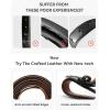 image:imageCHAOREN Boys Belt  1 18 Leather Kids Belt for Dress  Perfect Companion to Youth Formal OutfitBlack
