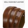 image:imageCHAOREN Boys Belt  1 18 Leather Kids Belt for Dress  Perfect Companion to Youth Formal OutfitBrown