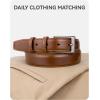 image:imageCHAOREN Boys Belt  1 18 Leather Kids Belt for Dress  Perfect Companion to Youth Formal OutfitBrown